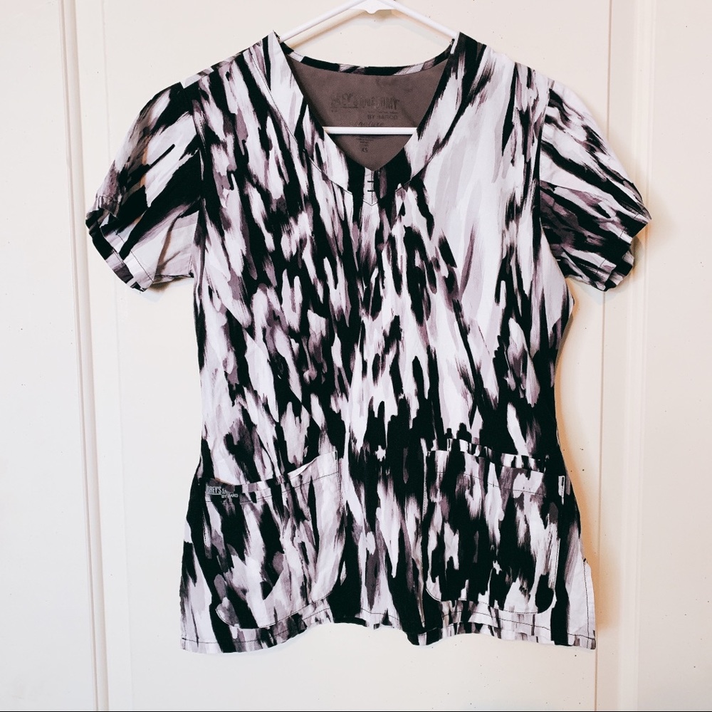 Grey’s Anatomy Abstract Scrub Top